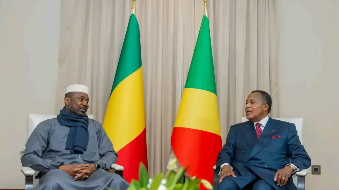 Moscou : le Président de la Transition s'est entretenu avec son homologue Denis Sassou-Nguesso