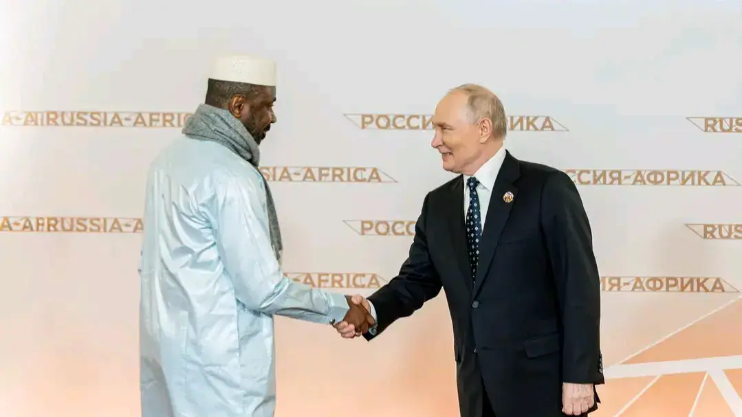 Moscou : le Président Assimi GOÏTA reçu au Kremlin par Vladimir Poutine