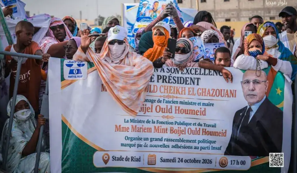 Mauritania President Ghazouani Receives Strong Support at Rally