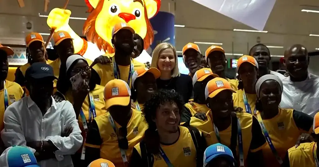 IOC President Arrives in Senegal for Youth Olympic Games