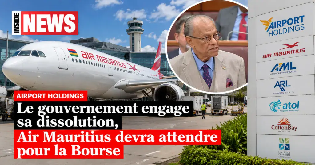 Mauritius Government Moves to Dissolve Airport Holdings Ltd