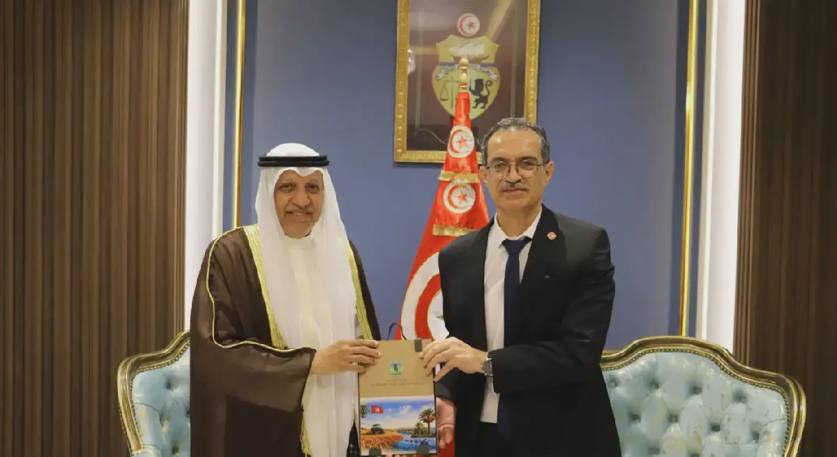 Tunisian Agriculture Minister Discusses Water Infrastructure Projects with Arab Development Fund