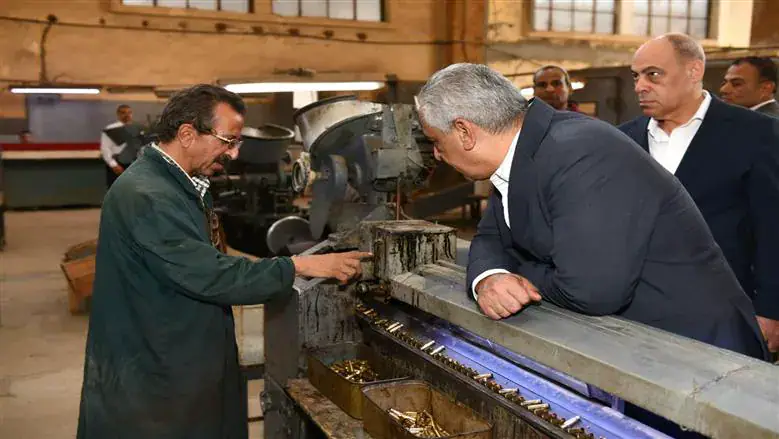 Egyptian Minister of Military Production Inspects Factory 27 on Anniversary of First Locally Produced Ammunition