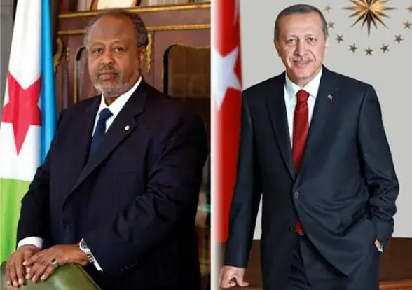 Djibouti's President Guelleh Congratulates Turkish Counterpart on National Day