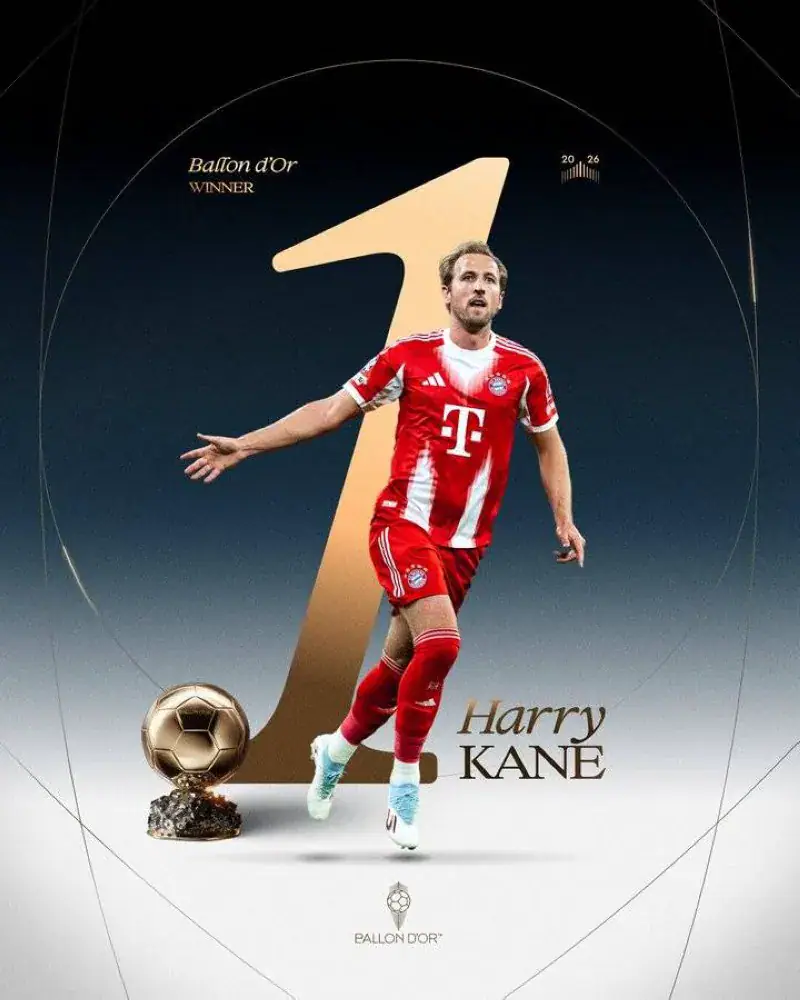 Harry Kane Wins 2026 Ballon d'Or