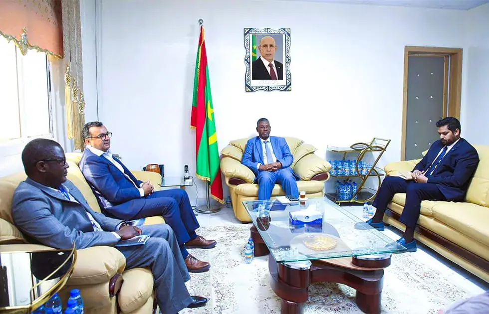 Mauritania's Decentralization Minister Meets with UNICEF Representative
