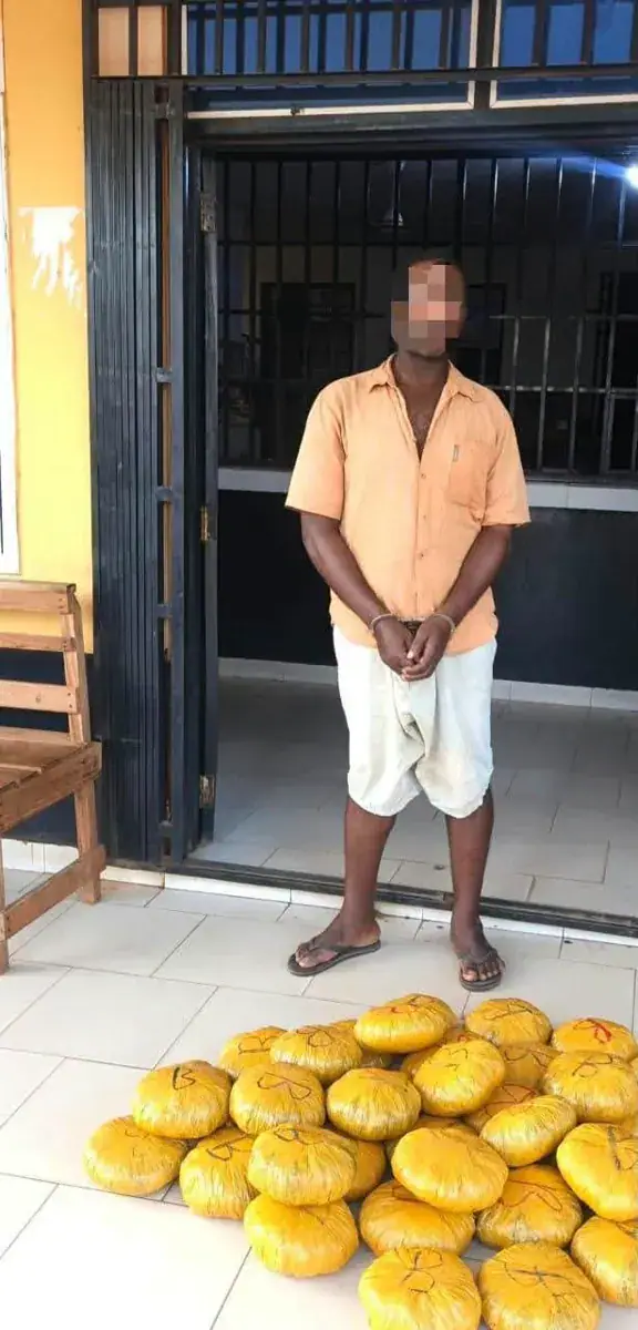 Tema Police Arrest 52-Year-Old Man with 37 Parcels of Suspected Indian Hemp