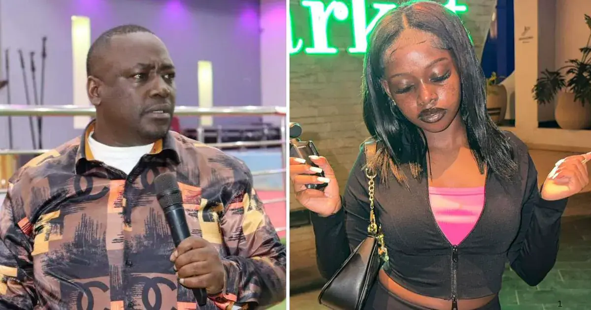 Pastor Victor Kanyari's daughter Sky Victor (right) does not want to live with him.