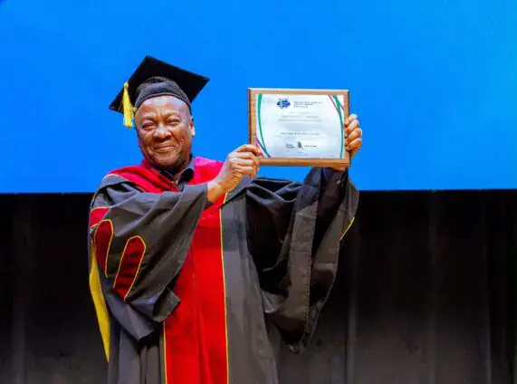 Russian university inducts Mahama as honorary doctor