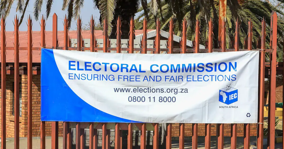 An IEC banner in Dlamini, Soweto. File picture: Mukovhe Mulidzwi