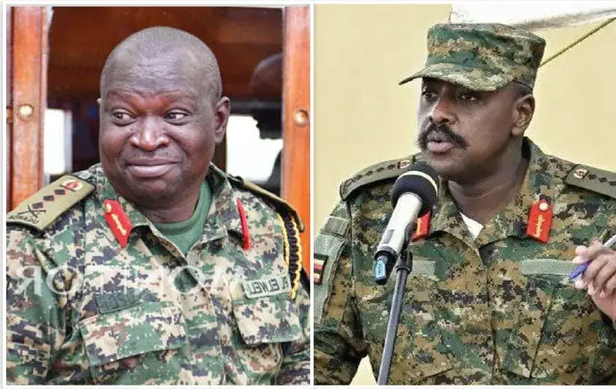 Gen Muhoozi Orders Removal of Lt. Gen. Peter Elwelu from Military Ranks