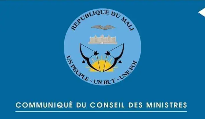 Mali's Council of Ministers Adopts Key Legislative and Regulatory Measures