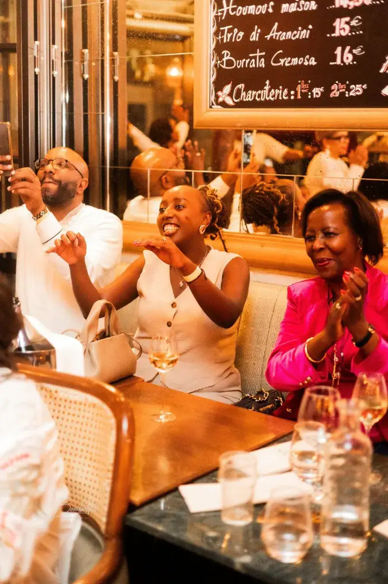 Louise Mushikiwabo Shares Joy with Rwandans in Paris Before OIF Summit