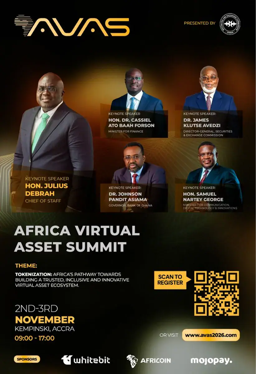 Africa Virtual Asset Summit 2026: Accra to Host Landmark Event on Virtual Assets