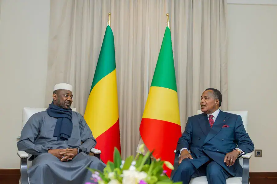 Mali's Assimi Goïta and Congo's Denis Sassou Nguesso Meet in Moscow