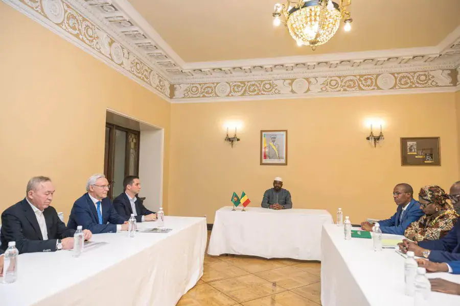 Mali's Assimi Goïta Meets KAMAZ Chief in Moscow