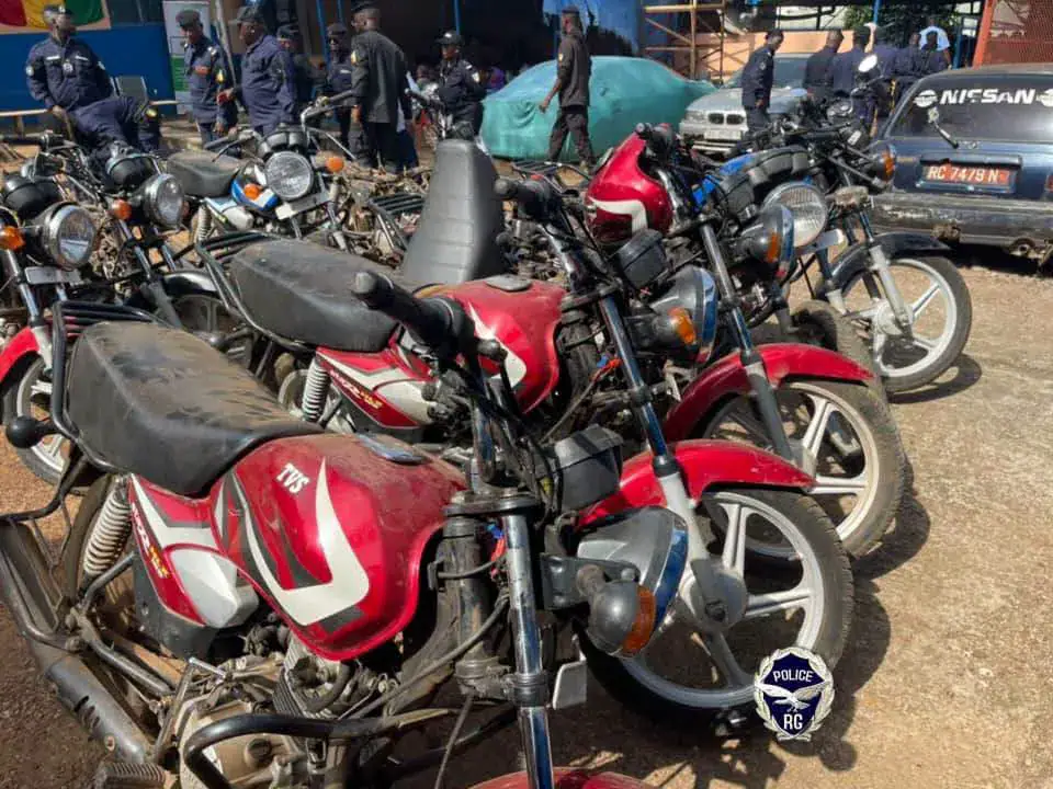 Five Suspects Arrested in Guinea for Motorbike Theft