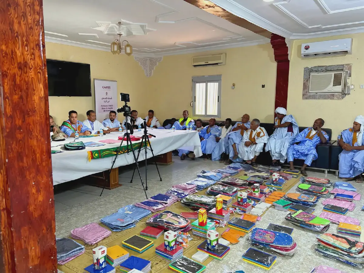Mauritania: Health Insurance Cards and School Supplies Distributed to Needy Families