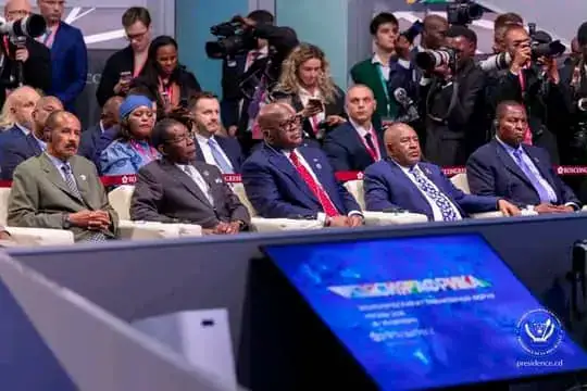 DRC President Tshisekedi Attends 3rd Russia-Africa Economic and Humanitarian Summit