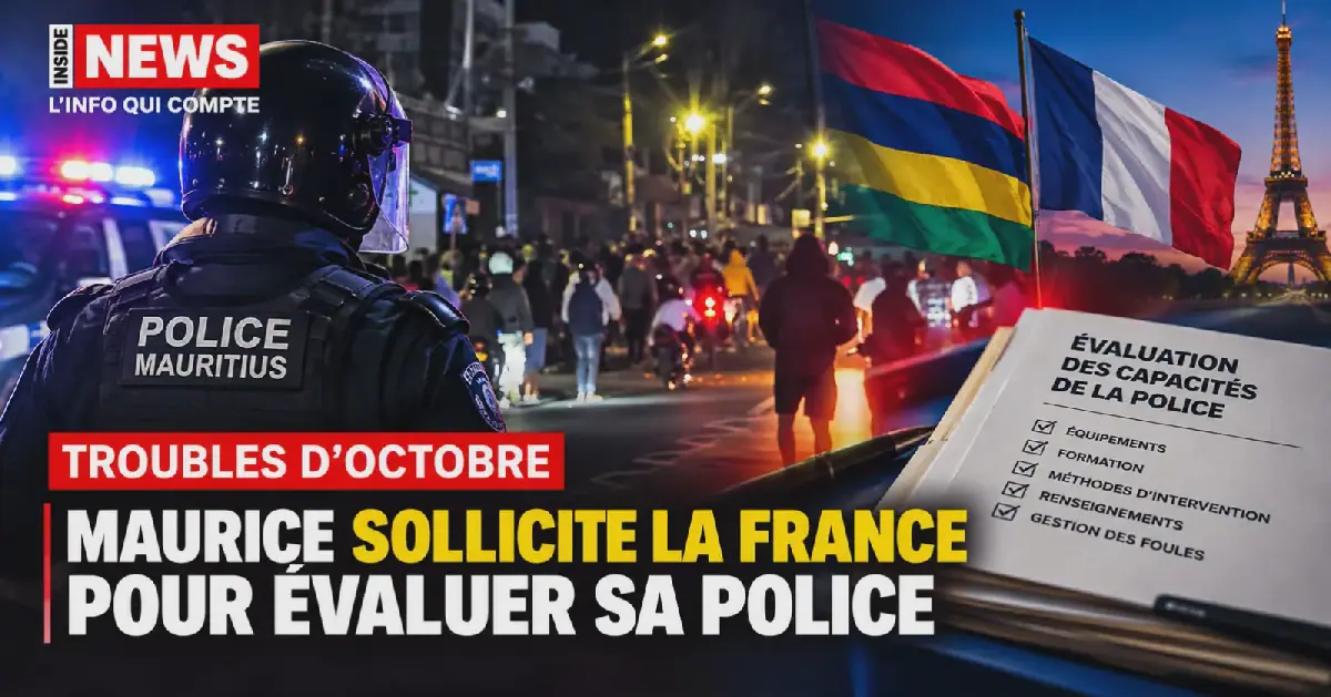 Mauritius Seeks French Assistance to Evaluate Police Capabilities
