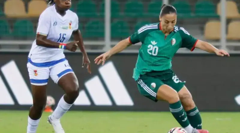 Algeria's Women's Football Team Routs Central African Republic 7-0, Advances to Third Round of Olympic Qualifiers