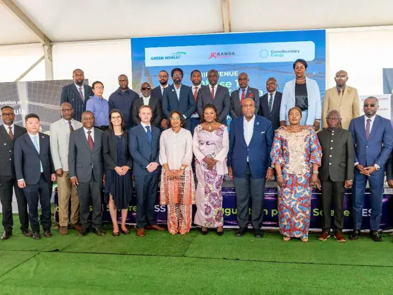 Kamoa Copper Inaugurates 60 MW Solar Power with Storage in the Democratic Republic of Congo