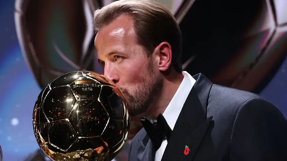 Kane ends England’s 25-year Ballon d’Or wait