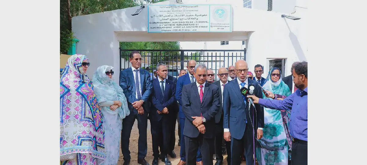 Mauritania's Human Rights Commissioner Visits Commission Departments