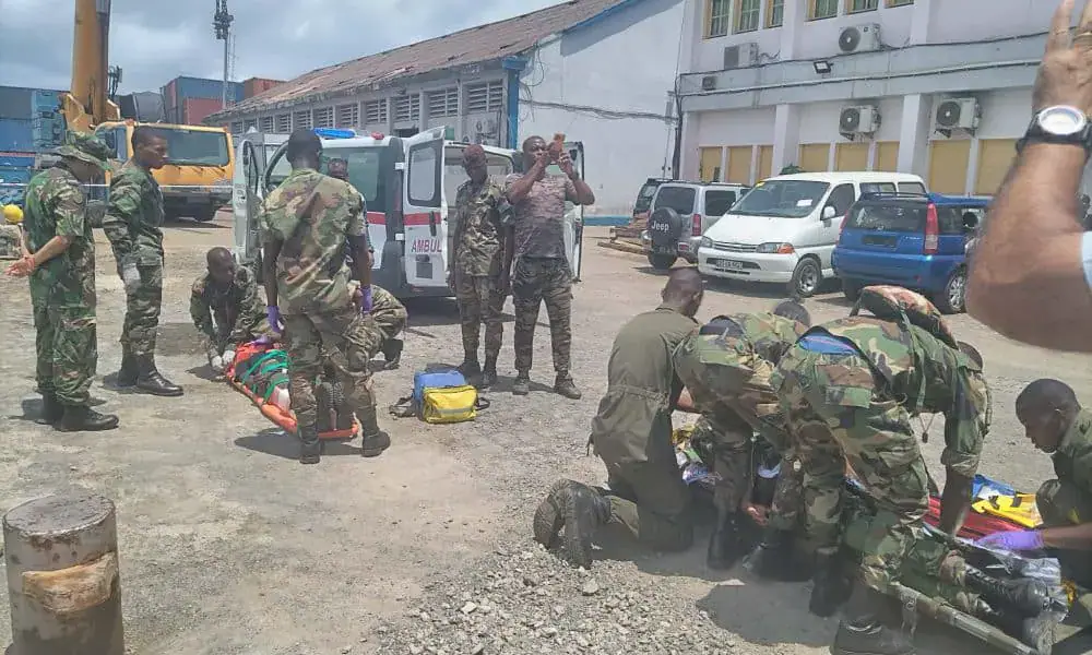Military Personnel in Sao Tome and Principe Receive Advanced First Aid Training