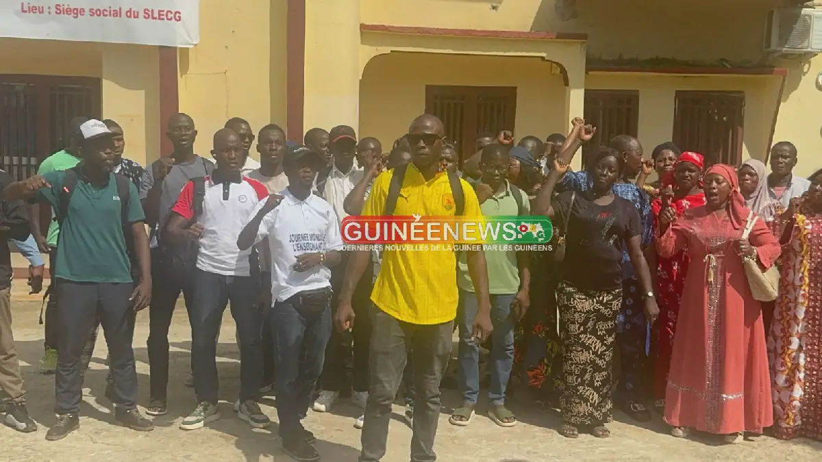 Contractual Teachers in Conakry Protest Over Recruitment Process