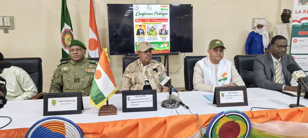 Niger Minister Abdourahamane Oumarou Leads Public Conference on Refoundation and Changing Mentalities