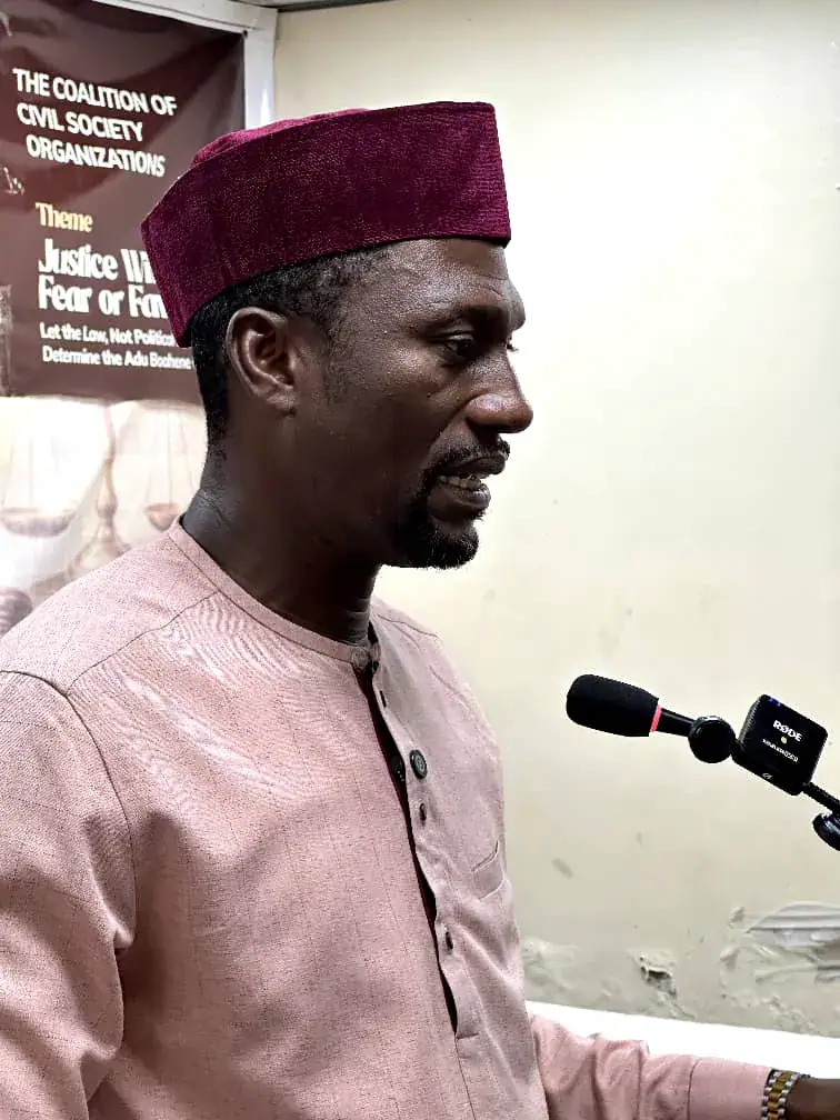 Coalition Urges Impartiality in Adu-Boahene's Trial