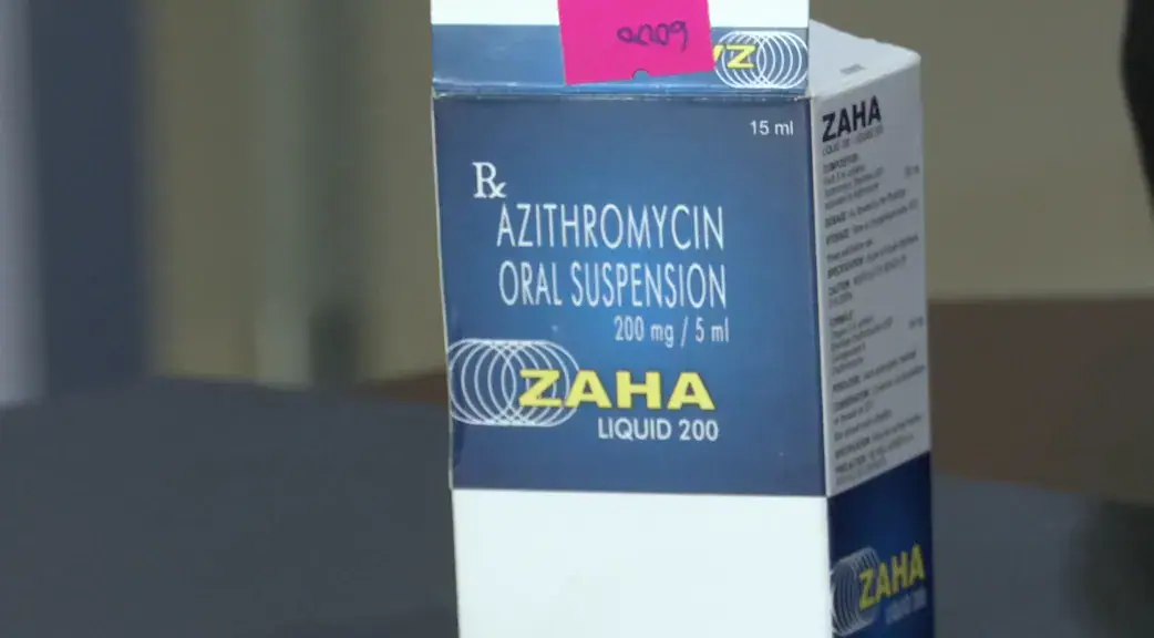 Uganda's National Drug Authority Recalls Zaha Azithromycin Syrup