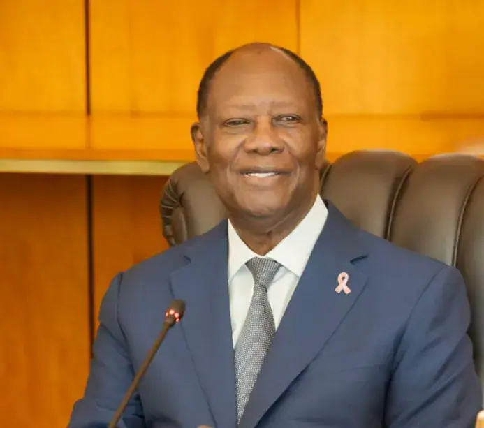 Le président de la République de Côte d’Ivoire, Alassane Ouattara