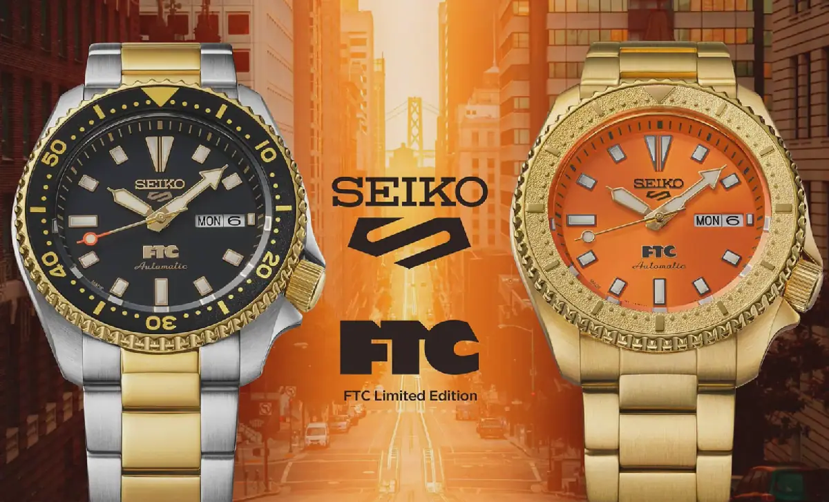 Seiko 5 Sports SKX × FTC HDB012JC et HDB011J