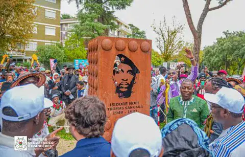 Burkina Faso - Italie : Thomas Sankara trône dans un parc à Rome