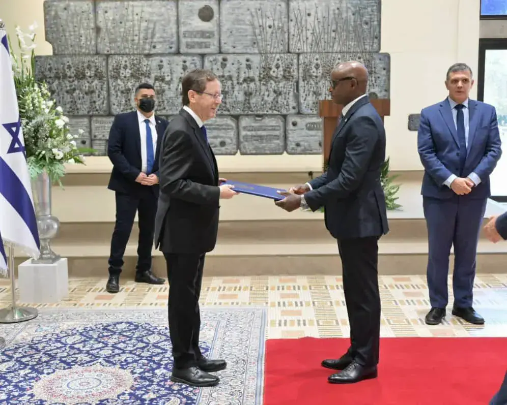 Rwanda's New Ambassador to Israel Presents Credentials