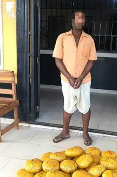 52-Year-Old Man Arrested with Suspected Indian Hemp at Airport Junction