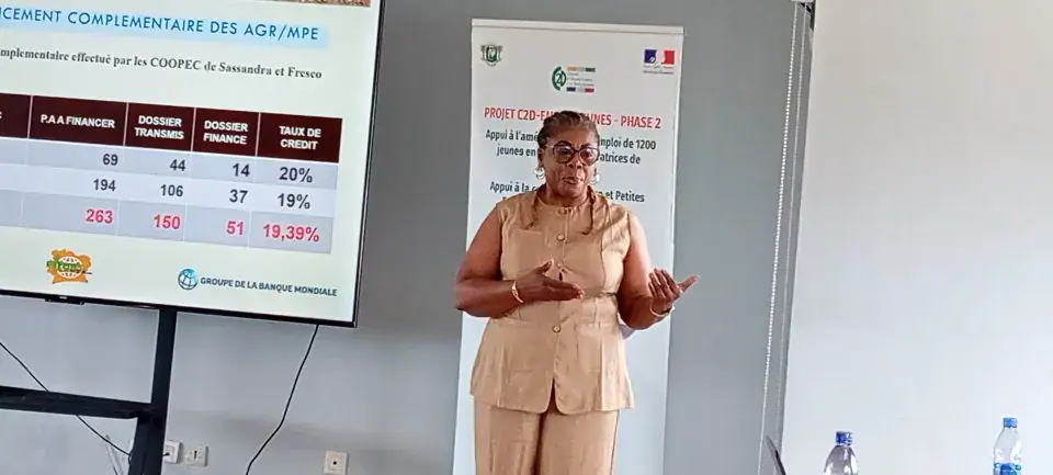 Côte d’Ivoire-AIP/ Le financement des projets des jeunes du PEJEDEC confronté à des retards dans le Gboklè