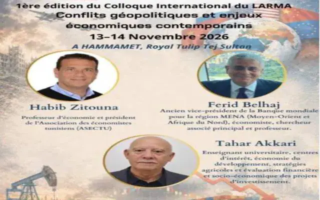 Tunisia Hosts First International Meeting on Geopolitical Conflicts and Contemporary Economic Stakes