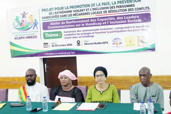 Mali: Leaders Community Trained on Inclusion of Persons with Disabilities