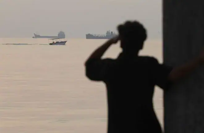 Ship on fire in Strait of Hormuz: maritime agency