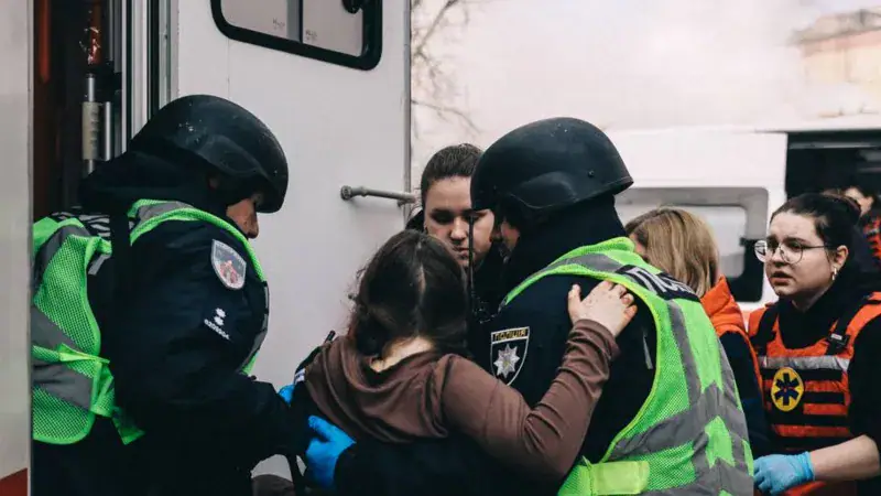 Russian Drone Attack On Ukrainian Train Station Kills At Least 14, Officials Say