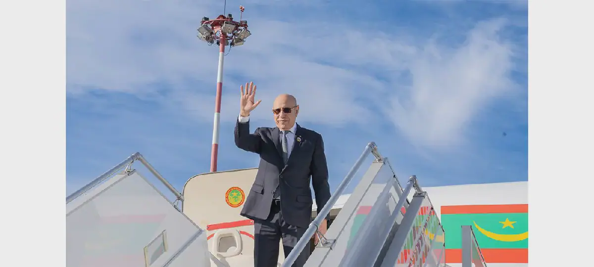 Mauritanian President Returns Home After Attending Third Russia-Africa Summit
