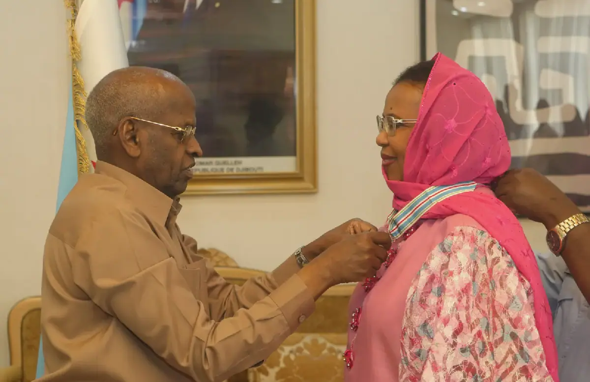 Hawa Ahmed Youssouf Elevated to Commander in National Order of June 27