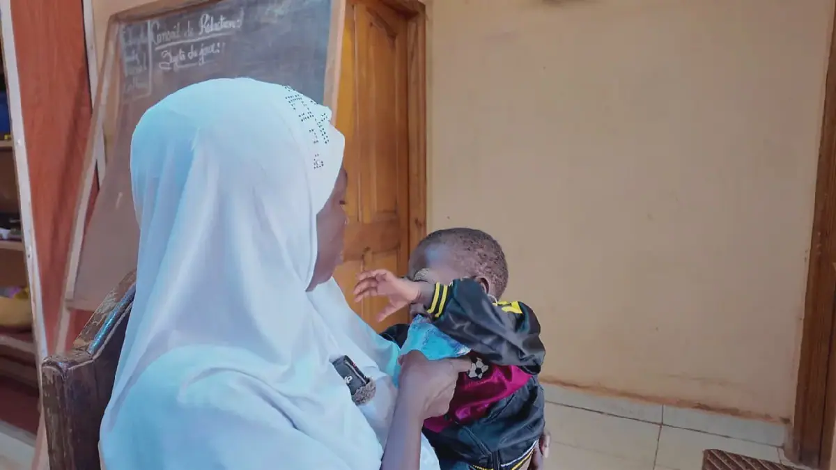 18-Month-Old Guinean Boy's Desperate Plea for Eye Care
