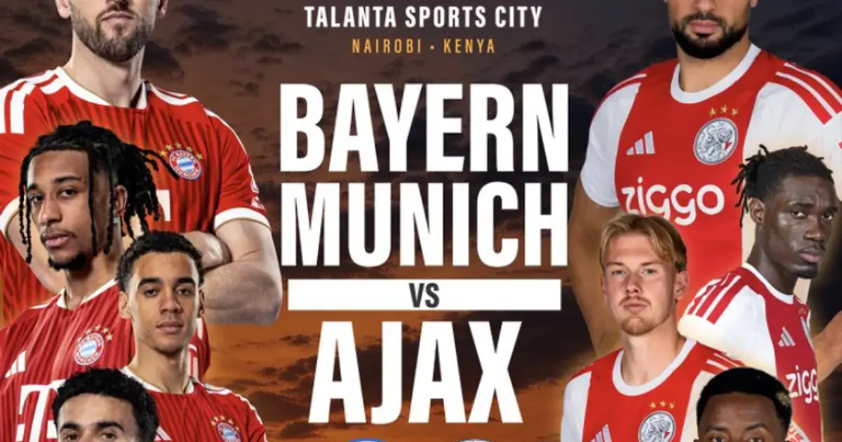 Bayern Munich Vs Ajax. (Image: Talanta Sports City)