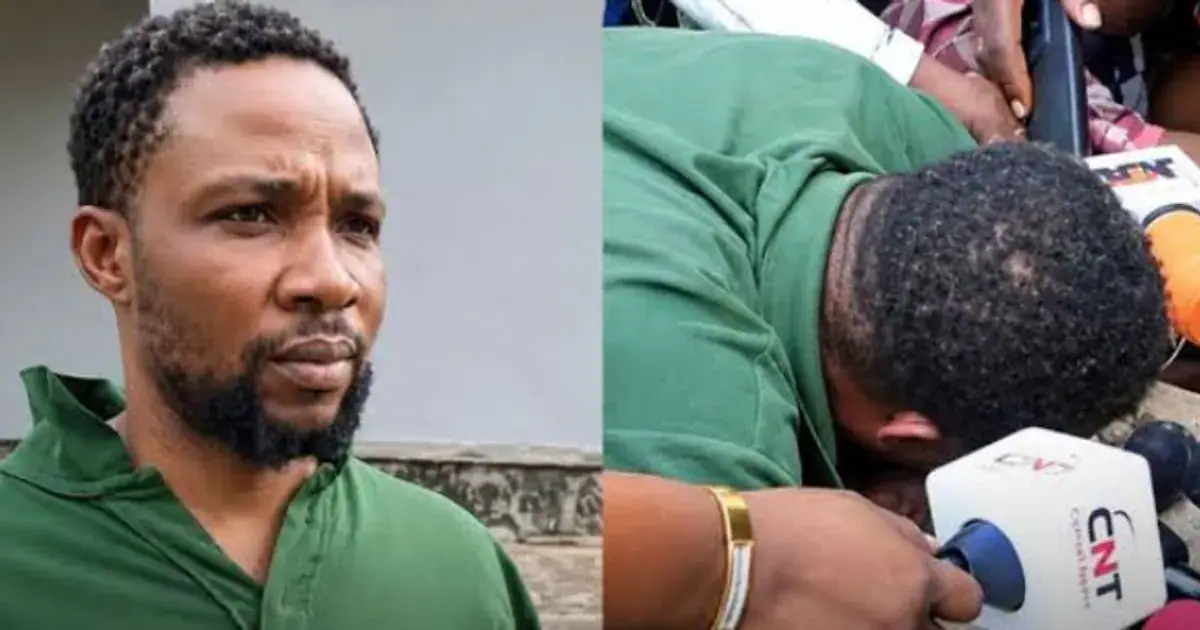 Samson Ekata, 40, was arrested over the alleged killing of his 18-year-old pregnant girlfriend in Uromi, Edo State.