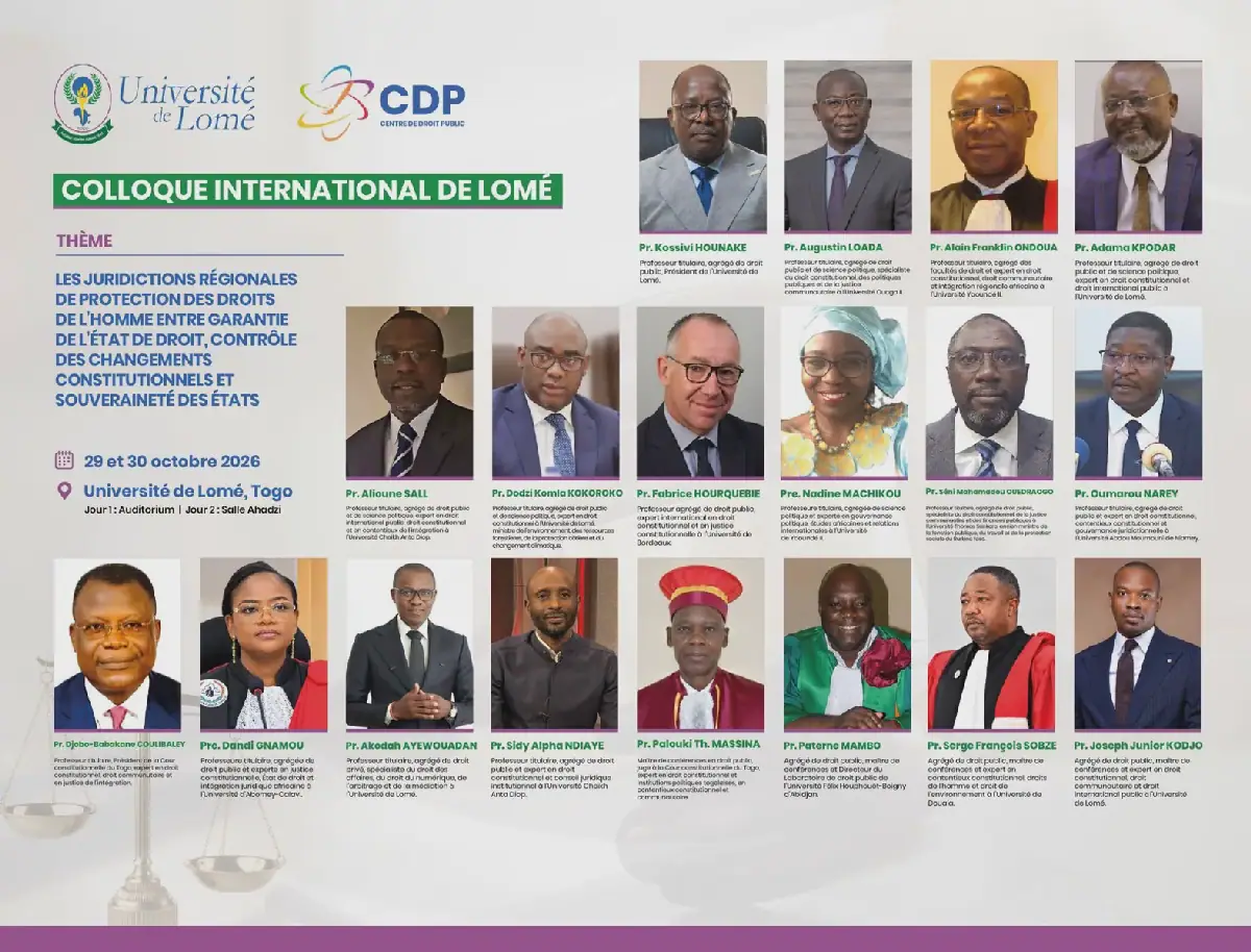 Togo Hosts International Colloquium on Regional Human Rights Jurisdictions