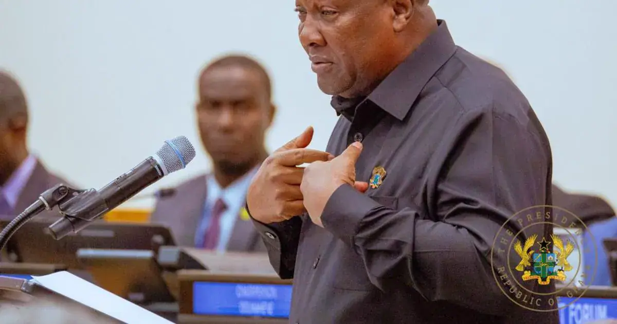 President of the Republic of Ghana, John Dramani Mahama